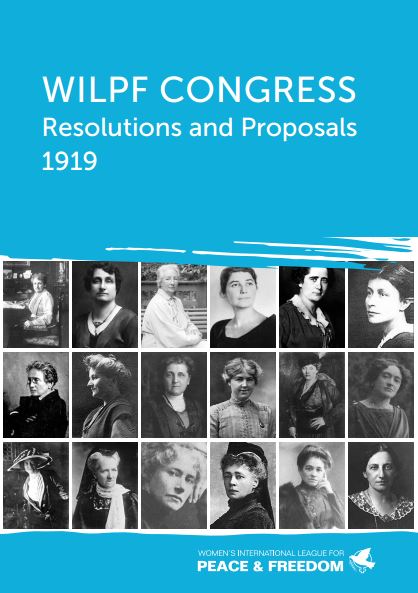 WILPF Congress Resolutions and Proposals 1919