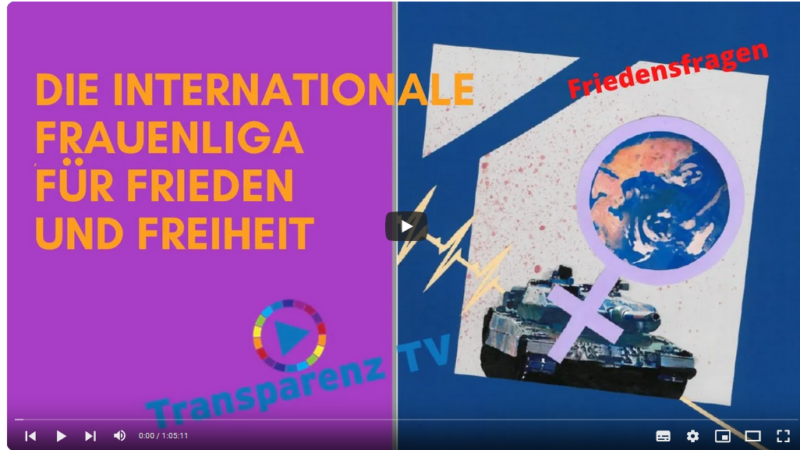 Titelbild der Transparenz TV Sendung mit der IFFF.