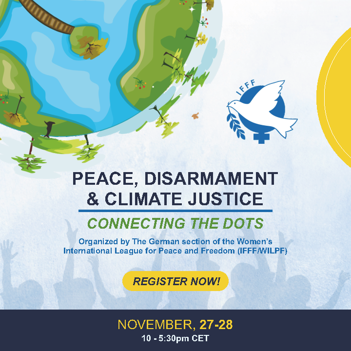 Read more about the article Conference: Peace, Disarmament and Climate Justice. Connecting the dots