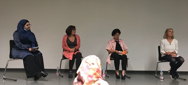 Hager Ali (moderator), Efi Latsoudi, Barbara Lochbihler and Julia Fischer-Ortmann (Photo by: Stella Balouka)