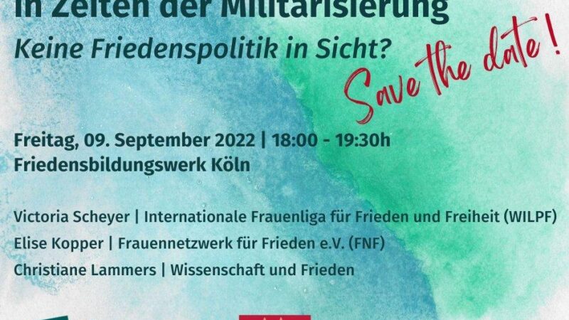 Feministische Außenpolitik in Zeiten der Militarisierung