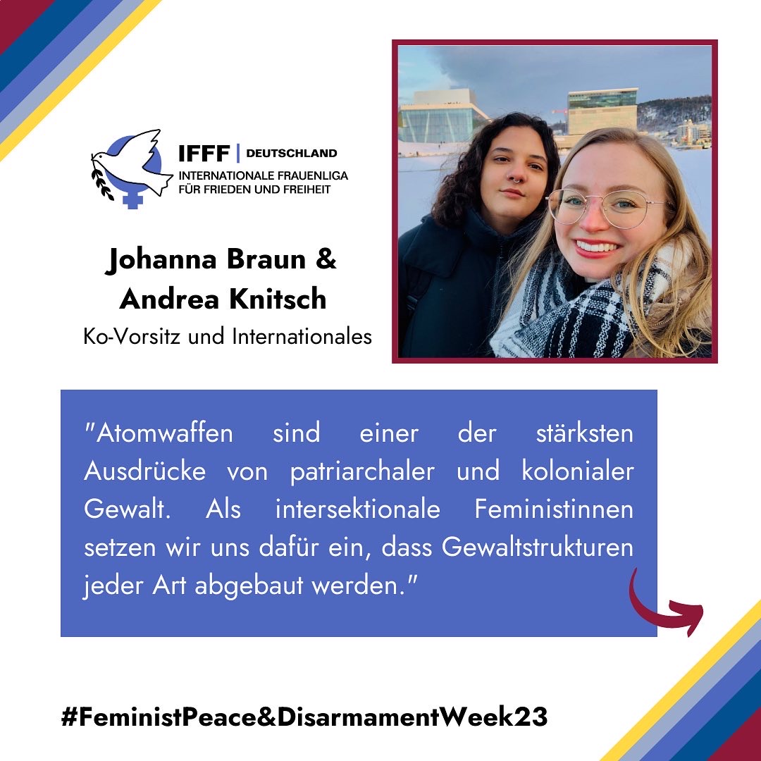 Feministische Woche für Frieden und Abrüstung