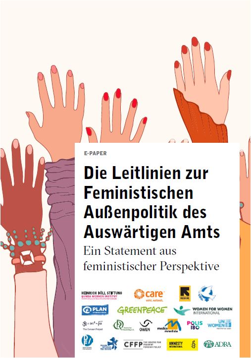 Read more about the article Netzwerk 1325: Statement zu den Leitlinien Feministische Außenpolitik